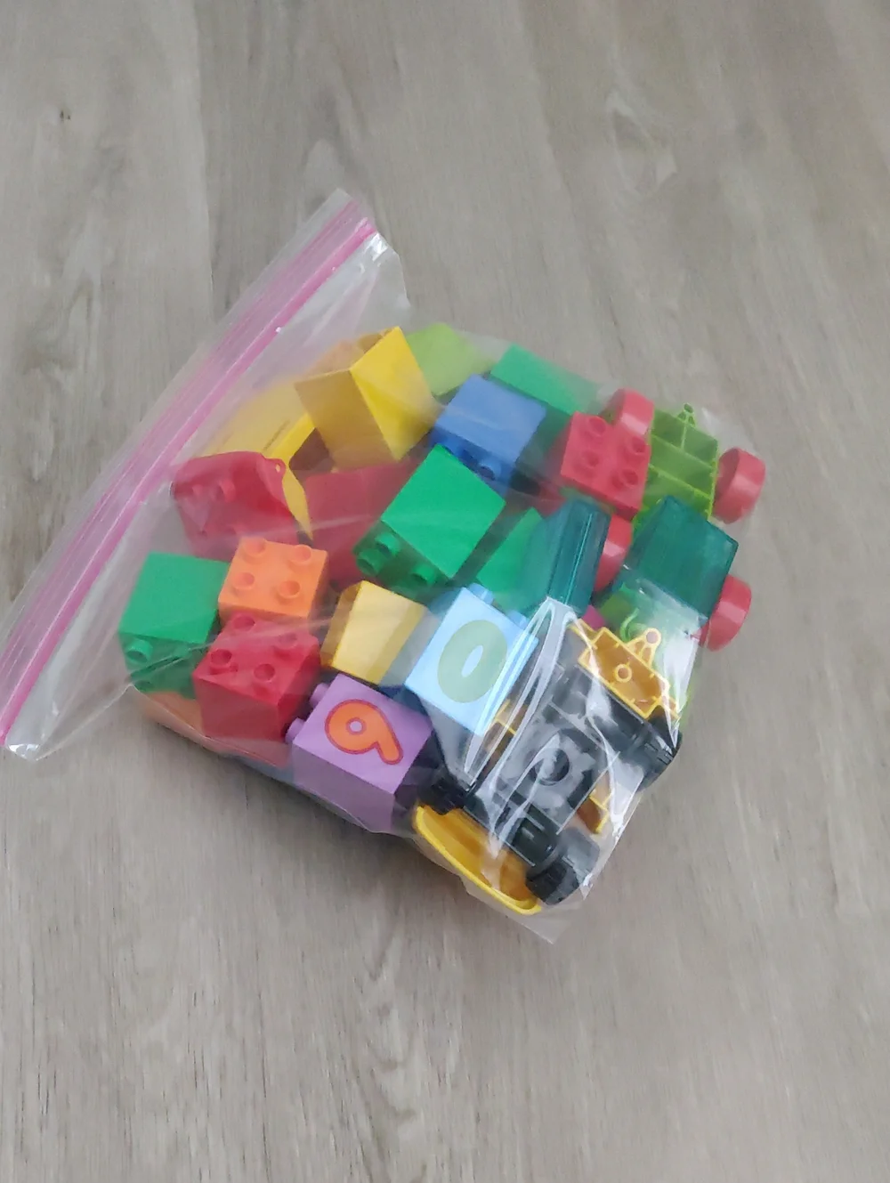 Lego Duplo Colorful Train Colorful Number & Alphabet Blocks Kids Toys Y2K Retro